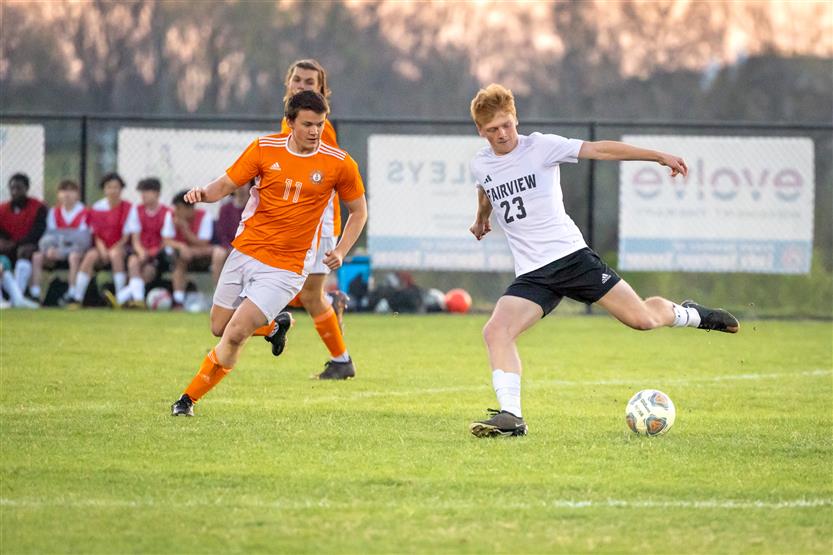 Fairview and Summit high schools play soccer